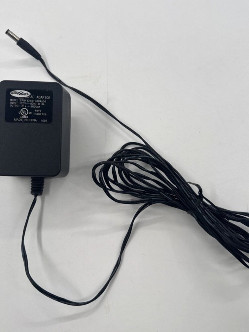 OEM Back 2 Life AC Adapter Model GPU 48210100 WA00 for Back Massager Genuine